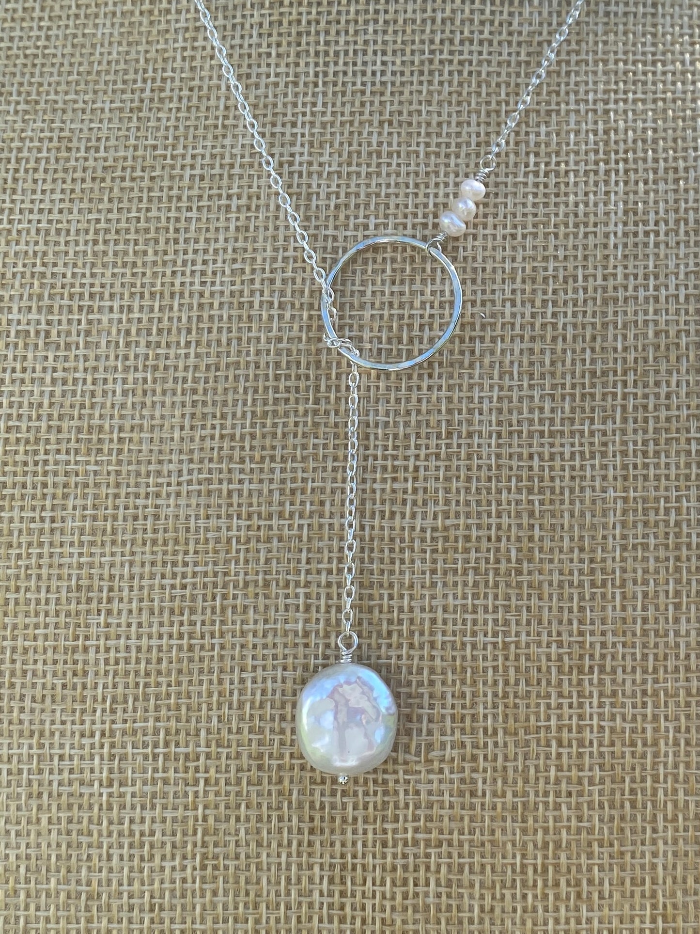 Mist Coastline Lariat — Silver