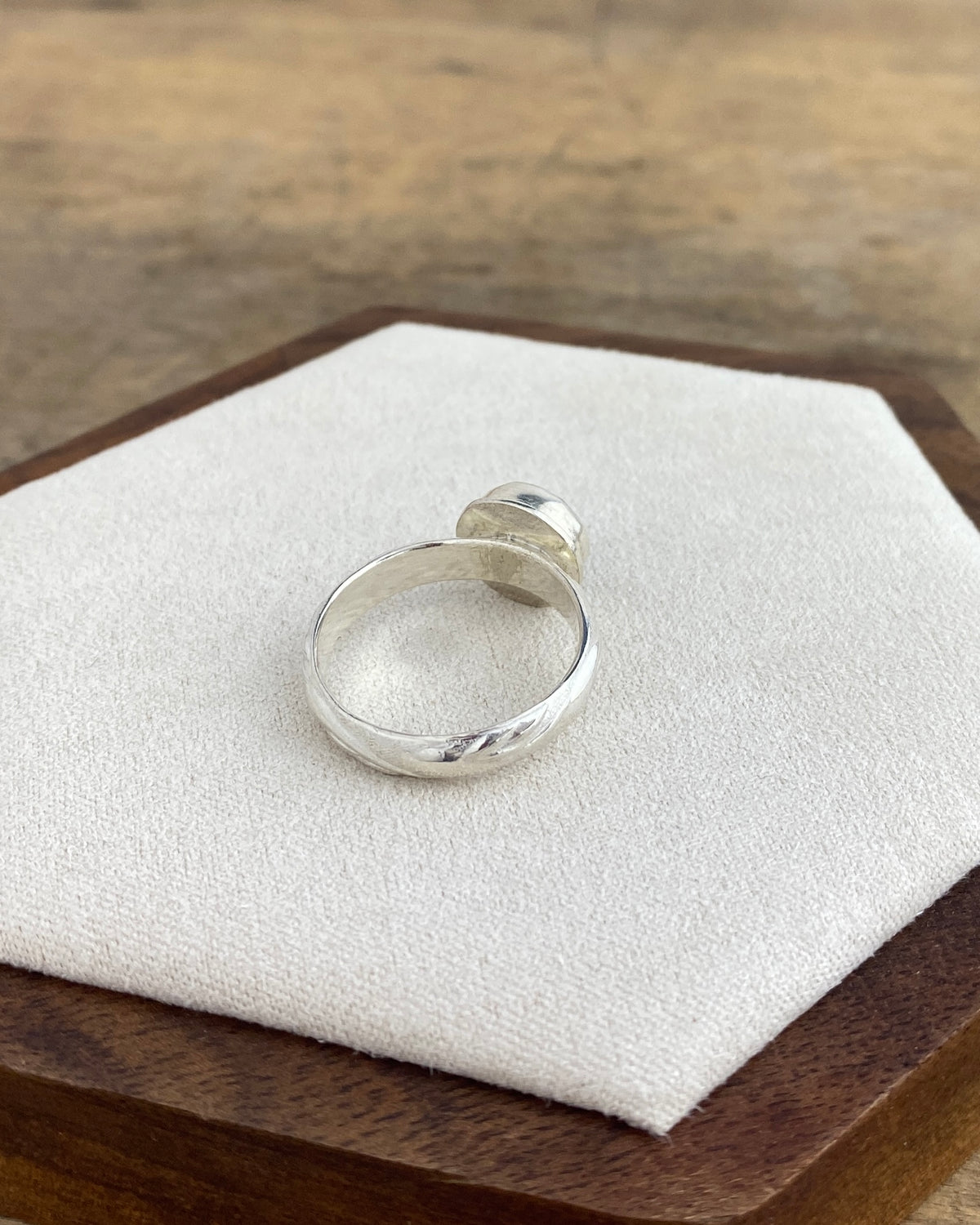 Margin Aquamarine Ring - Sterling Silver