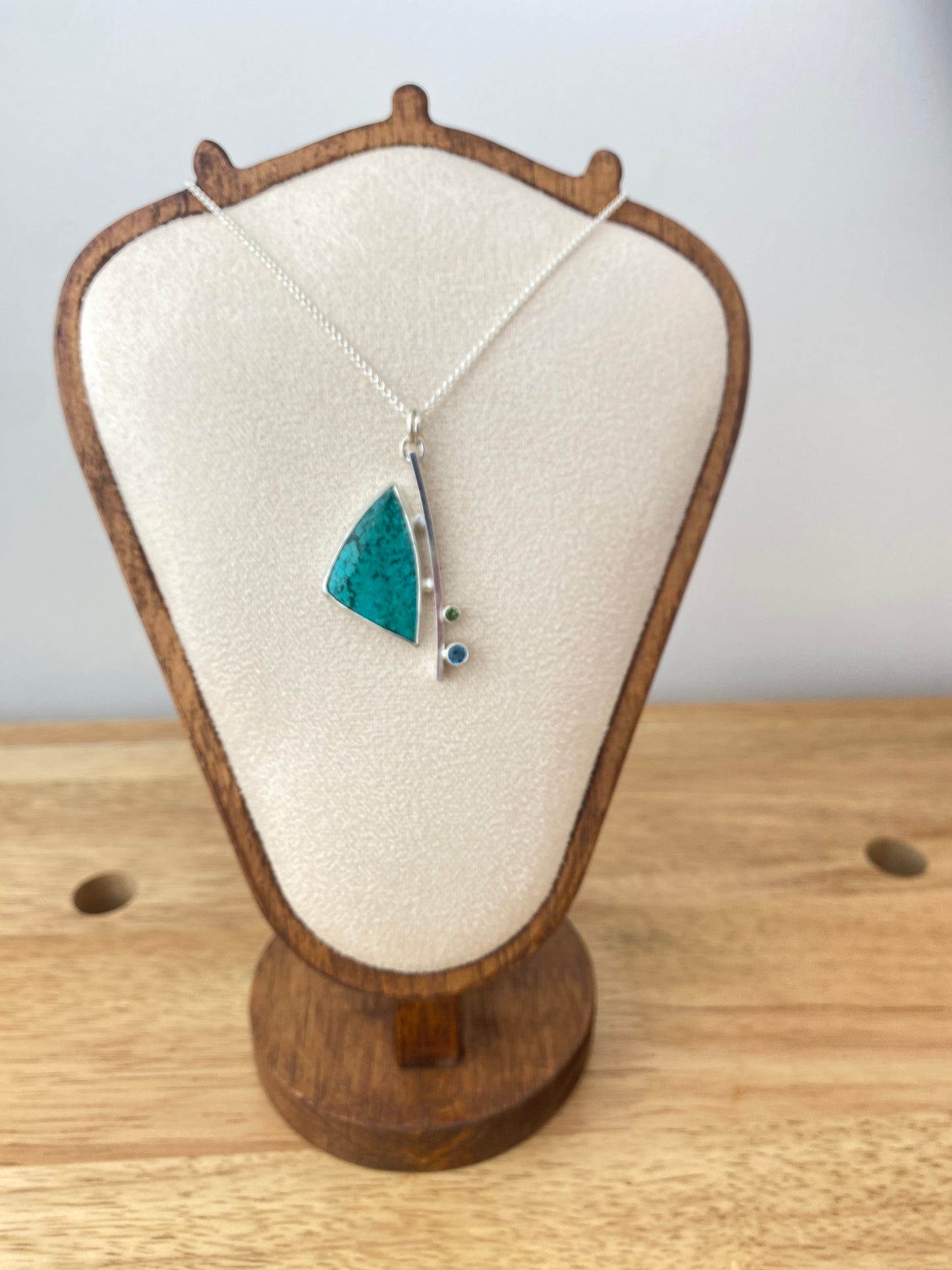 Ascent Gem Silica Chrysocolla Necklace