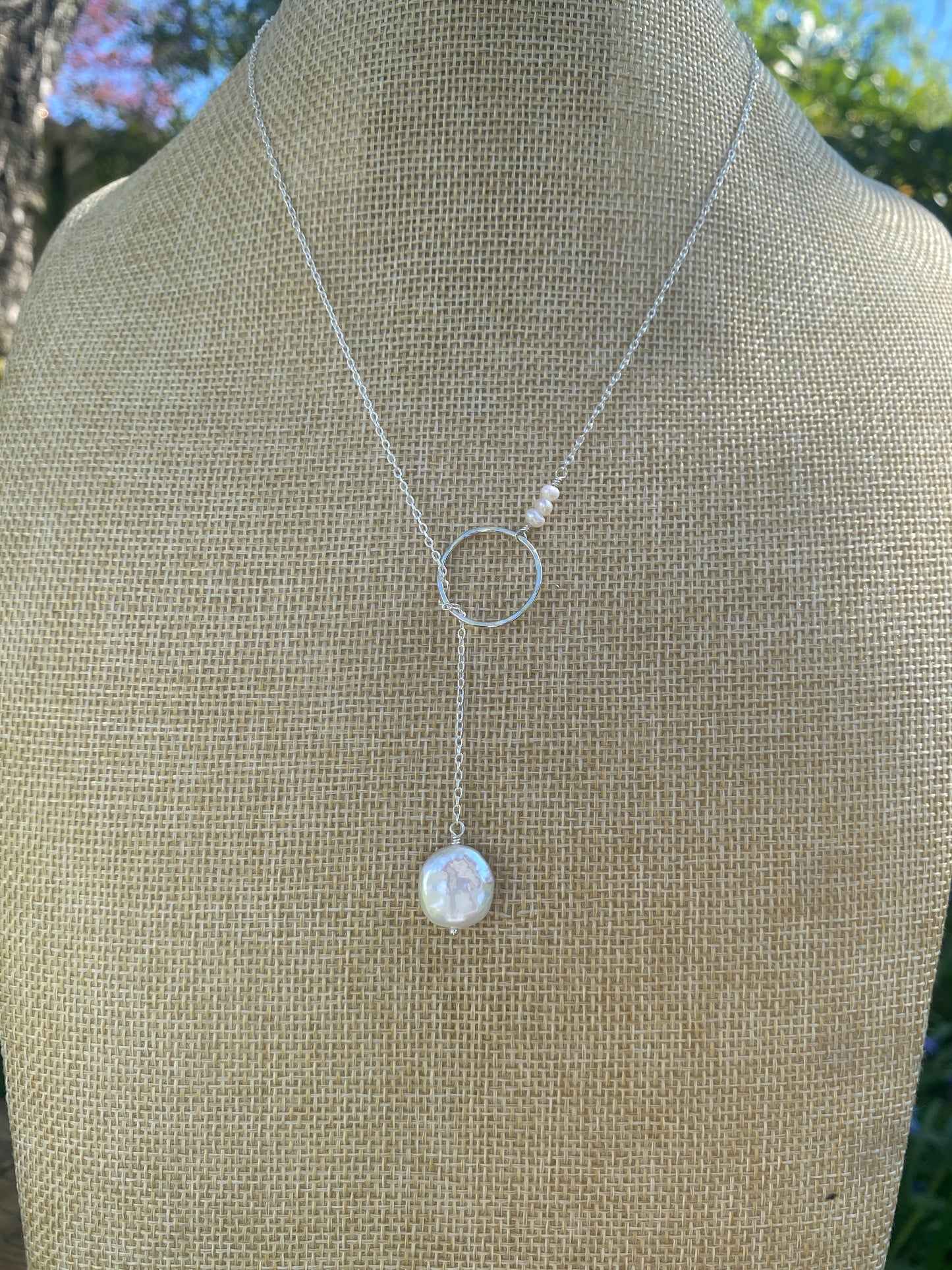 Mist Coastline Lariat — Silver