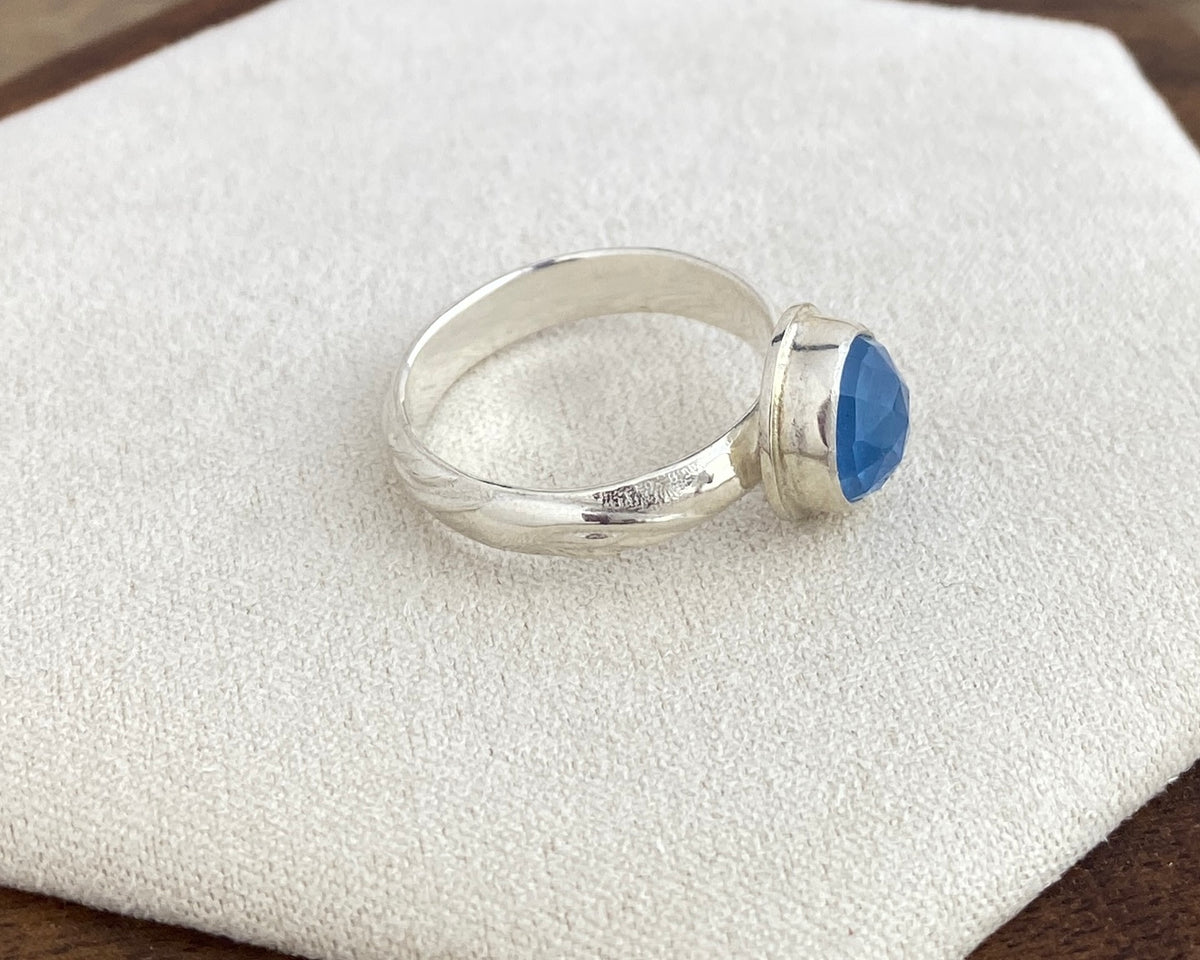Margin Aquamarine Ring - Sterling Silver