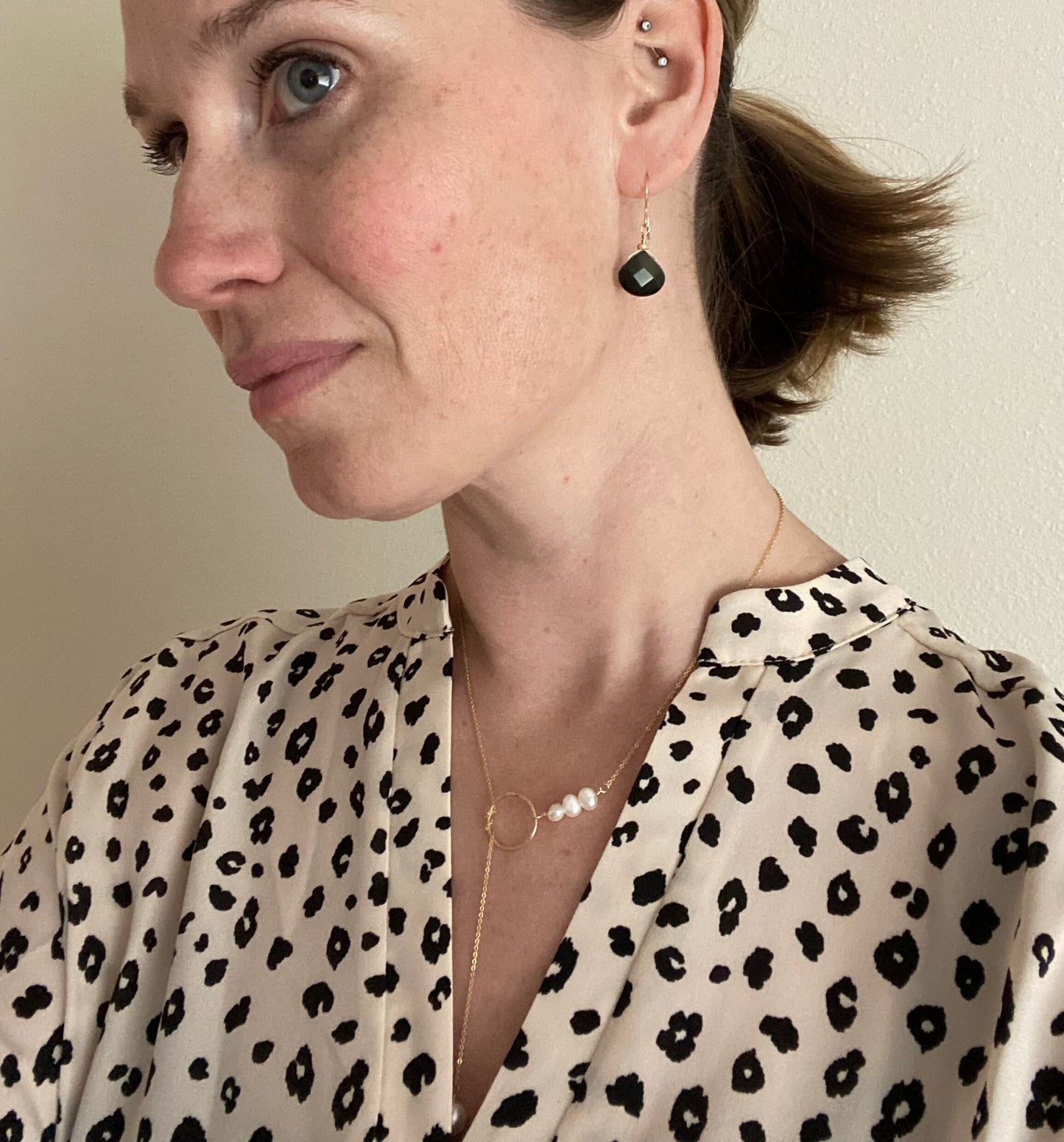 Mist Coastline Lariat — Silver