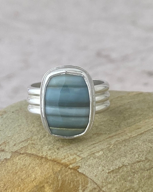 Echelon Opal Ring | Sterling Silver | Sz 6