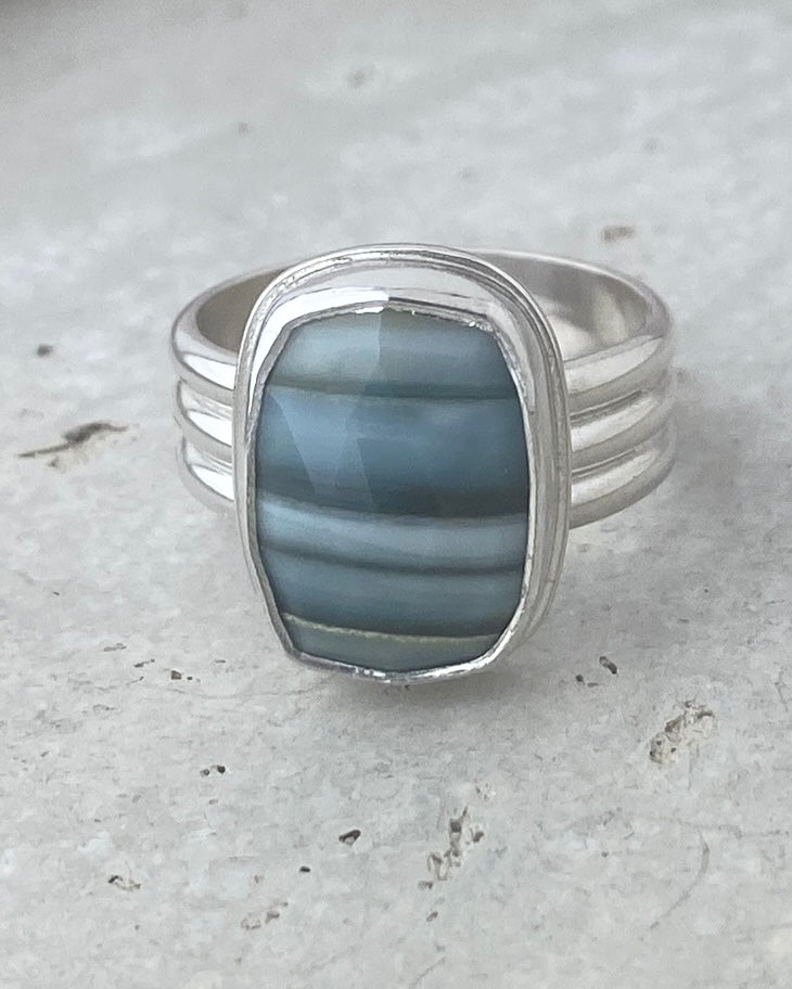 Echelon Opal Ring | Sterling Silver | Sz 6